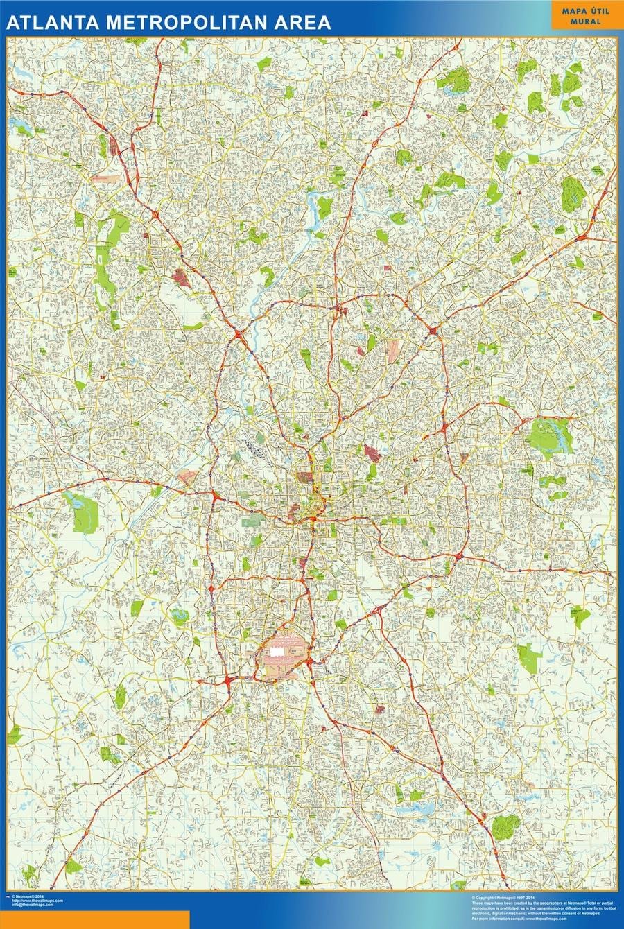 ulična mapa Atlante