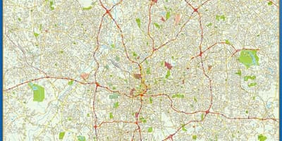 Ulična mapa Atlante